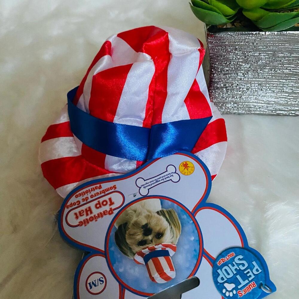 Hartz Pet Shop Patriotic Top Hat for Small Dogs